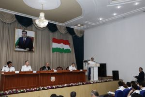 Баргузории маҷлиси ҳайати мушовараи прокуратураи шаҳри Душанбе оид ба риоя ва ҳифзи ҳуқуқу манфиатҳои қонунии кӯдакони синни томактабӣ, инчунин пешгирии қонунвайронкуниҳо дар фаъолияти муассисаҳои таҳсилоти томактабии ҳудуди шаҳри Душанбе