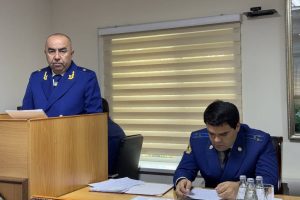 Санаи 3 октябри соли 2025 дар прокуратураи шаҳри Душанбе маҷлиси ҳайати мушовараи прокуратураи шаҳри Душанбе баргузор гардид